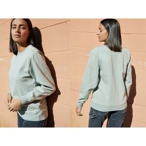 Brandy Melville John Galt Pale Sage Green Crew Neck Sweatshirt